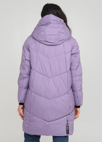Сиреневая зимняя куртка Sobello