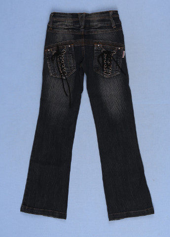 Темно-серые демисезонные прямые джинсы Rosa & Rosa