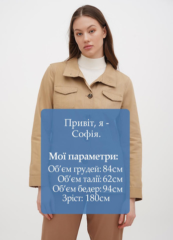 Темно-бежевый женский жакет Talbots однотонный - демисезонный