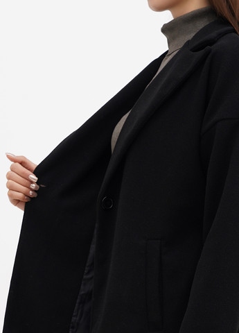 Чорне демісезонне Пальто однобортне Boohoo