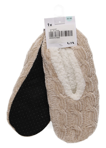 Бежевые тапочки C&A