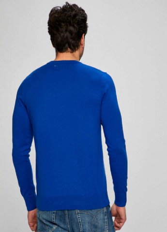 Голубой демисезонный свитер No Name