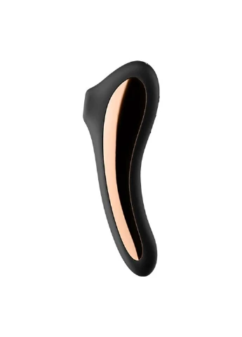 Вакуумный стимулятор с вибрацией Dual Kiss Black Satisfyer (255073357)