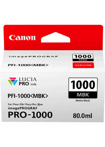 Картридж (0545C001) Canon pfi-1000mbk (matte black) (247618741)
