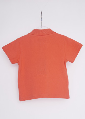 Кирпичная детская футболка-поло для мальчика Marasil однотонная