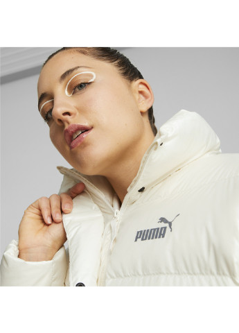 Белая демисезонная куртка Puma