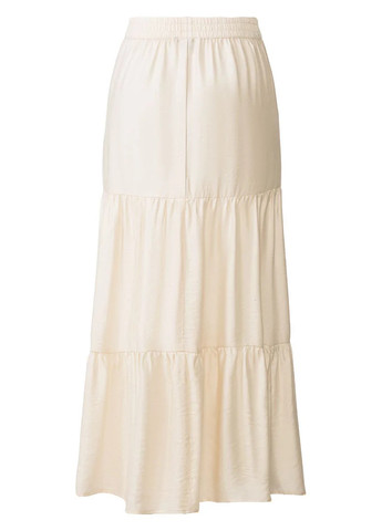 Светло-бежевая кэжуал однотонная юбка Esmara