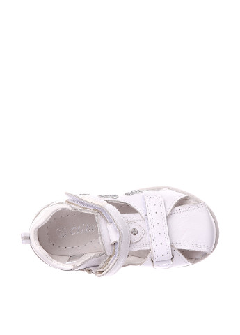 Белые кэжуал сандалии Clibee на липучке