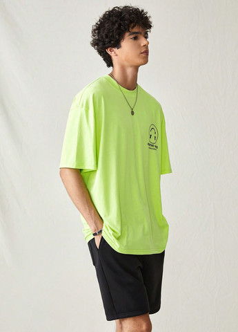 Лайм літній комплект (футболка, шорти) SHEIN