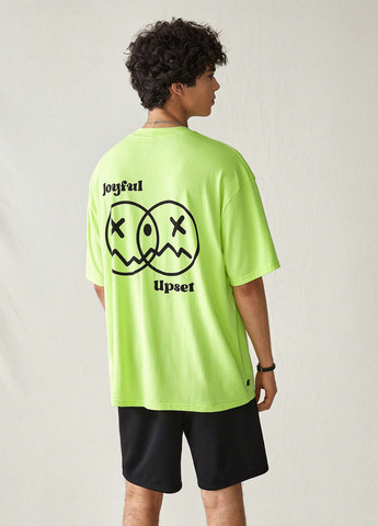 Лайм літній комплект (футболка, шорти) SHEIN