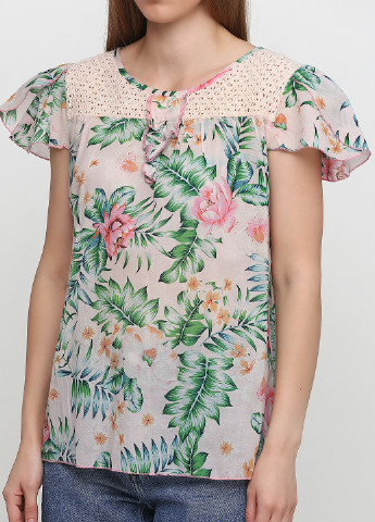 Светло-розовая блуза Sidecar