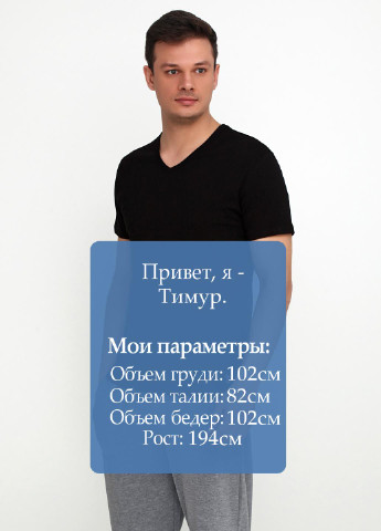 Чорна футболка (2 шт.) U.S. Polo Assn.