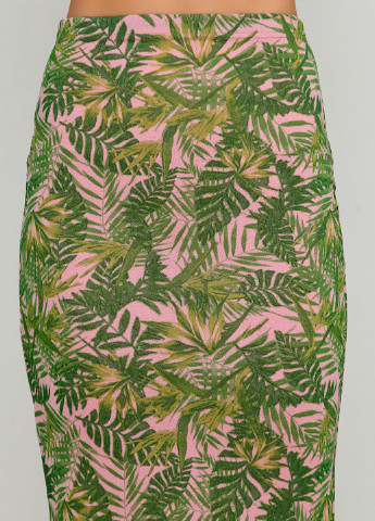 Розовая кэжуал с рисунком юбка Boohoo