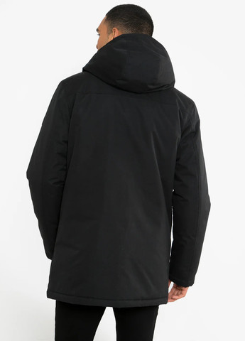 Чорна демісезонна куртка Threadbare
