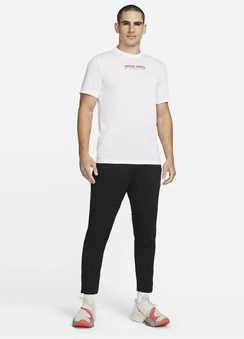 Біла футболка dm5677-100 Nike Pro Dri-FIT Men's Training T-Shirt