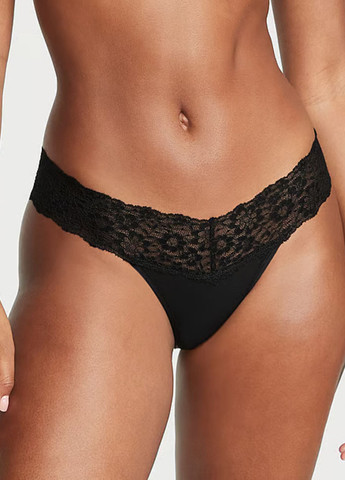 Чорний демісезонний комплект (бюстгальтер, трусики) Victoria's Secret