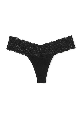 Чорний демісезонний комплект (бюстгальтер, трусики) Victoria's Secret