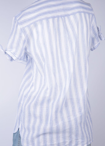 Белая кэжуал рубашка в полоску Asos