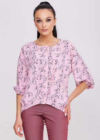 Світло-рожева демісезонна блуза ST-Seventeen