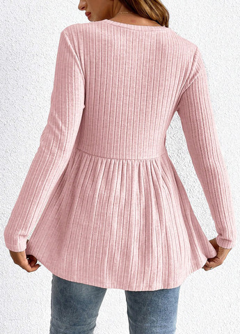 Рожевий демісезонний джемпер для вагітних та годуючих джемпер SHEIN