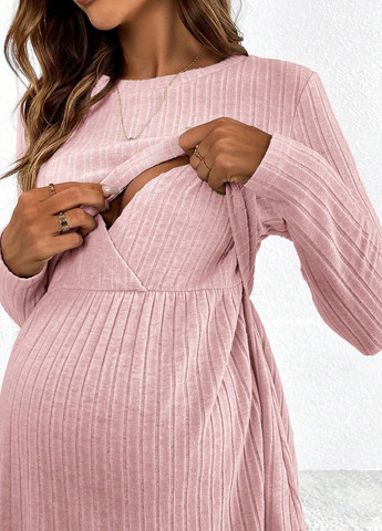 Рожевий демісезонний джемпер для вагітних та годуючих джемпер SHEIN