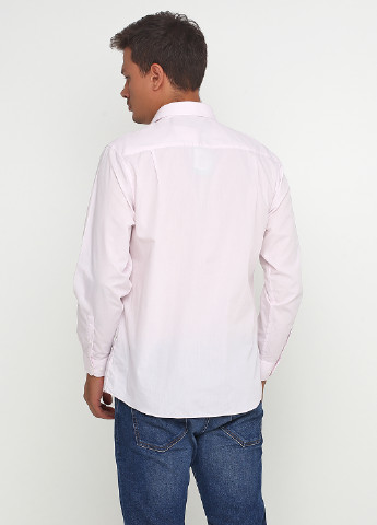 Розовая классическая рубашка однотонная Cedarwood State с длинным рукавом