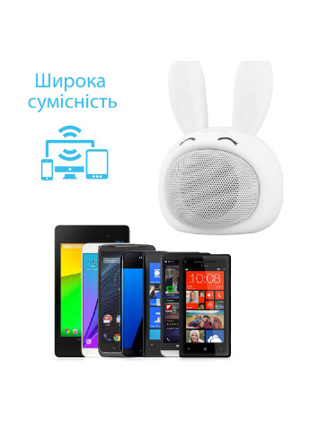 Портативна колонка White Promate bunny (132824620)