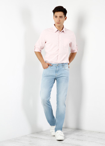 Розовая кэжуал рубашка Colin's с длинным рукавом