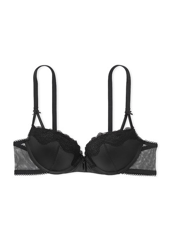 Чорний демісезонний комплект (бюстгальтер, трусики) Victoria's Secret