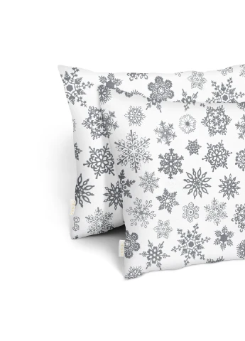Підлітковий комплект RANFORS MUSTARD SNOWFLAKES GREY (підковдра 160х220 см, простирадло 90х200х20 см, наволочка 50х70 см) Cosas (251413657)
