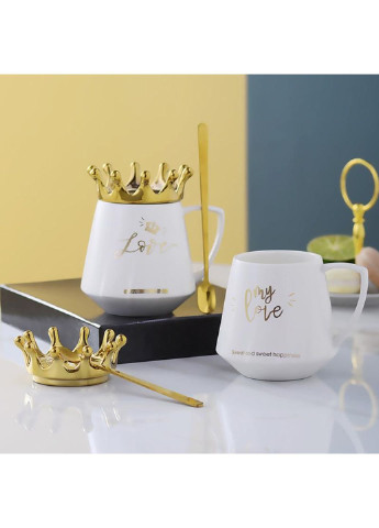 Кружка с крышкой Love 6820 350 мл No Brand (253669016)