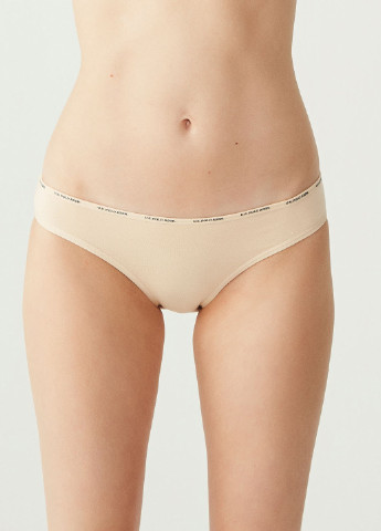 Труси-сліпи жіночі набір 5 шт. U.S. POLO ASSN 67001 Чорний/Білий/Бежевий/Темно-синій/Фуксія U.S. Polo Assn. (251115355)