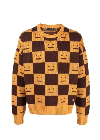 Комбинированный демисезонный джемпер джемпер Acne Studios