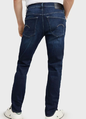 Синие демисезонные слим джинсы G-Star Raw