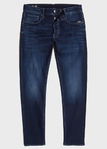 Синие демисезонные слим джинсы G-Star Raw
