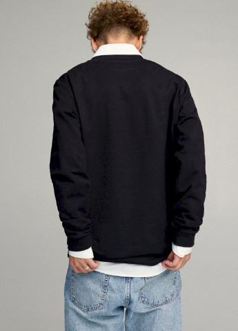 Чорний світшот чоловічий oversize /no flis/ YAPPI малюнок (251424353)