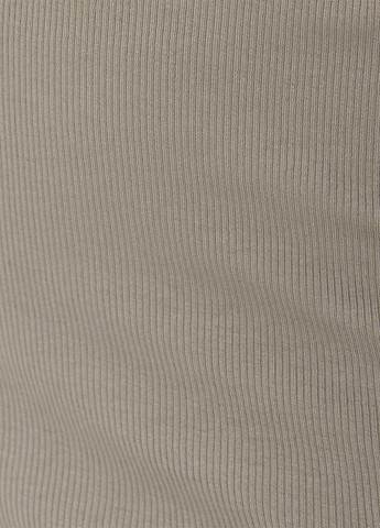 Серо-коричневая кэжуал однотонная юбка KOTON карандаш