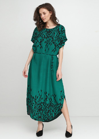 Зелена кежуал плаття, сукня а-силует Saimeiqi