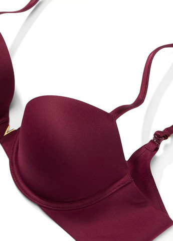 Бордовый демисезонный комплект (бюстгальтер, трусики) Victoria's Secret
