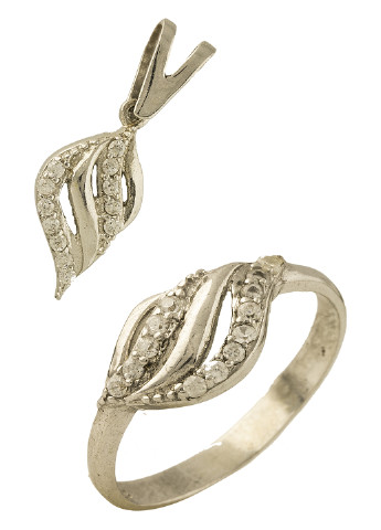 Комплект украшений (кольцо, подвеска) GS Silver (17992704)