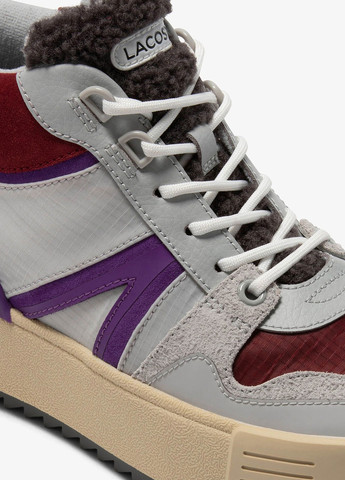 Зимние ботинки Lacoste с логотипом, с мехом тканевые