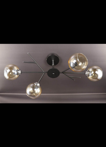 Люстра потолочная на 4 лампочки 088/4-bk-br Черный 34х35х75 см. Handmade (234539954)