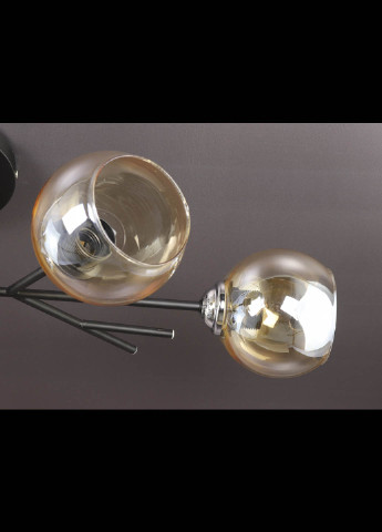 Люстра потолочная на 4 лампочки 088/4-bk-br Черный 34х35х75 см. Handmade (234539954)