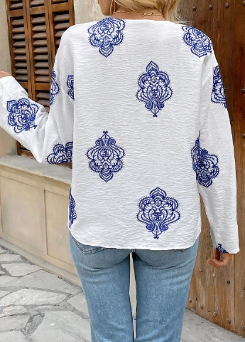 Біла блуза SHEIN