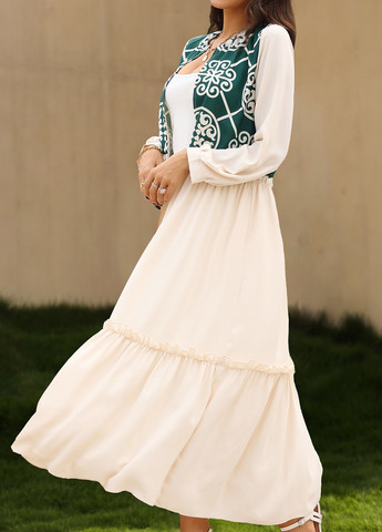 Комбінована кежуал сукня SHEIN з орнаментом