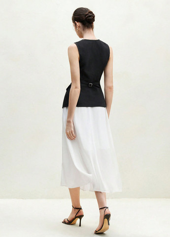 Комбинированный летний комплект (жилет, юбка) SHEIN