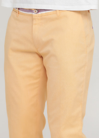 Оранжевые кэжуал летние прямые брюки El Ganso