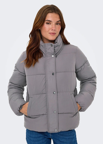 Серая демисезонная куртка Only