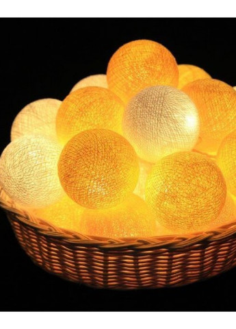 Гирлянда тайские фонарики CBL Lemon 20 шт, 3.7 м Cotton Ball Lights 1323 (252644037)