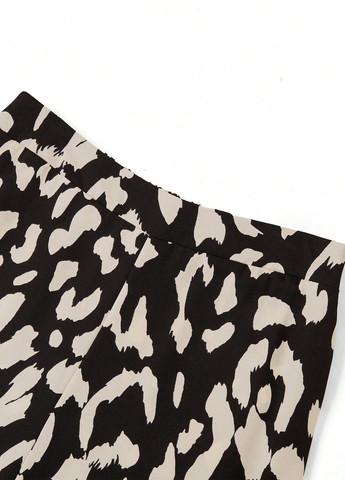 Чорний літній комплект (блуза, штани) SHEIN